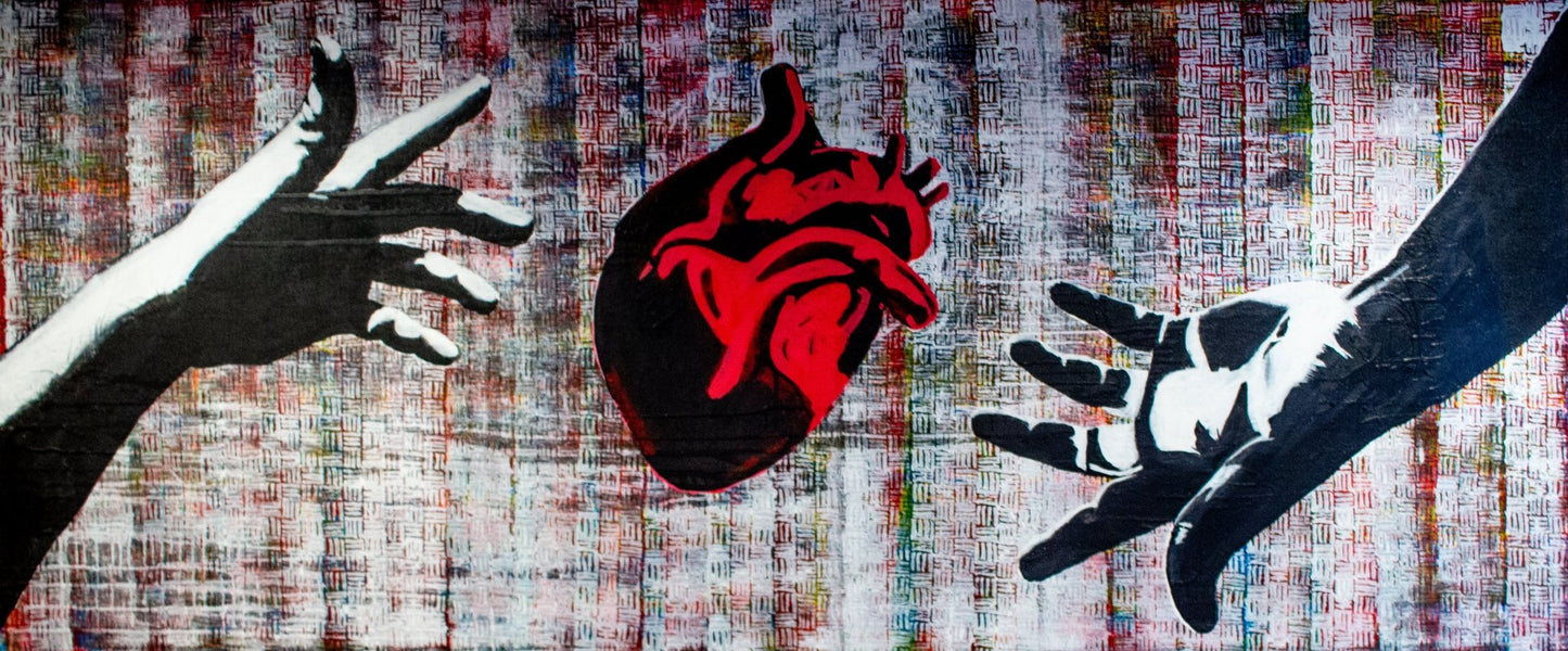Grasping Heart Painting - Zero Impact