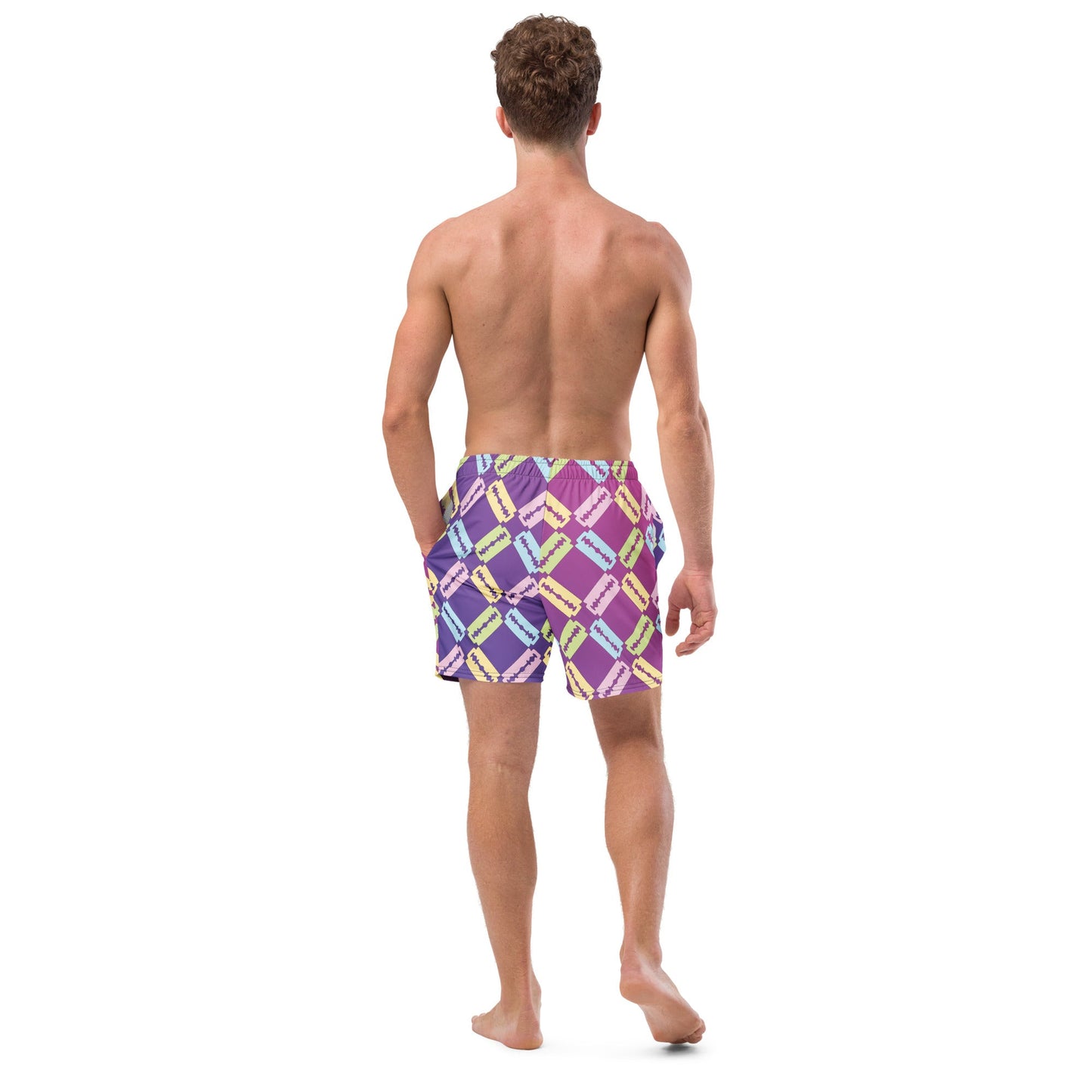 Retro Razor Swim Trunks